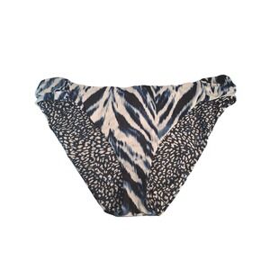 La Blanca Women's Bikini Blue Black Size 16 Beach Pool Out NWT